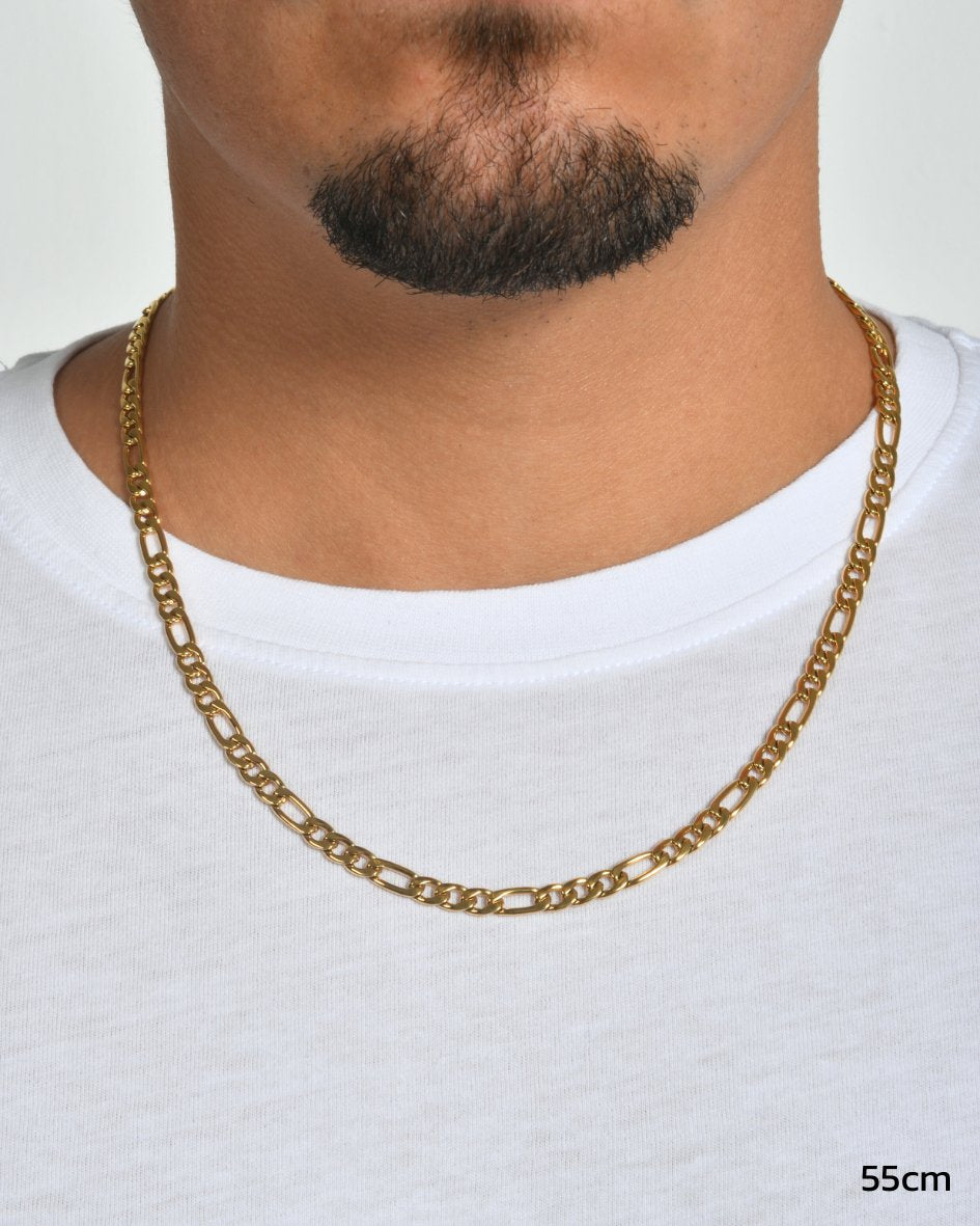 CADENA FIGARO 5MM - ORO