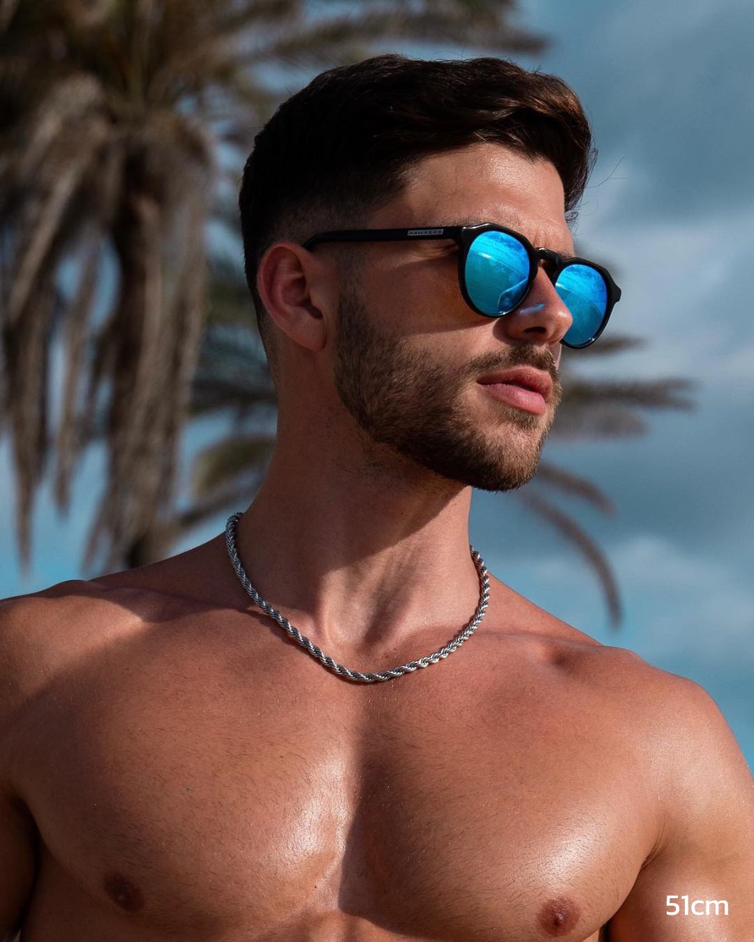 CADENA CUERDA 5MM - ORO BLANCO