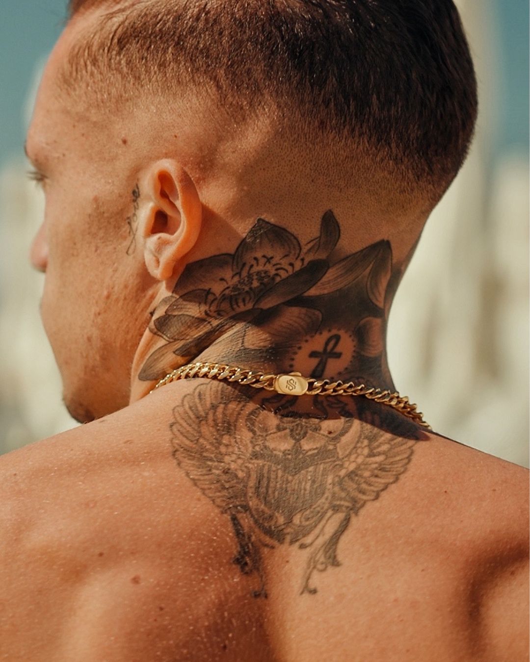 CONJUNTO DE CADENA CUBANA 8MM + PULSERA CUBANA 8MM - ORO